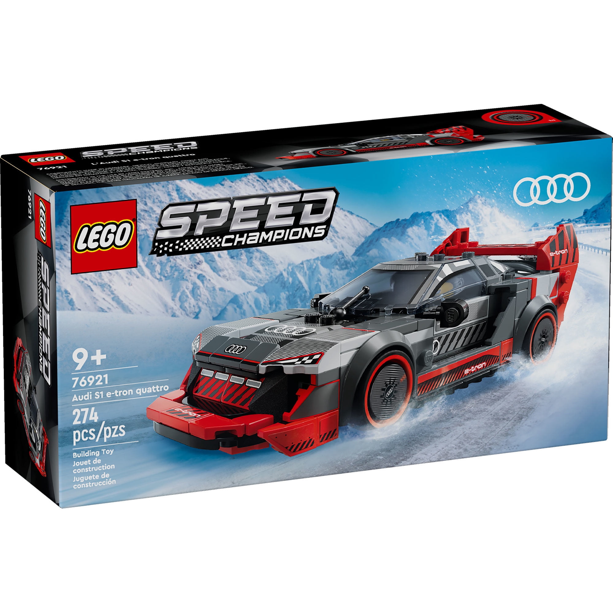 Bloques de construcción Coche de Carreras Audi S1 E-Tron Quattro