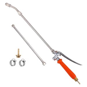 Ioensy - Varitas Pulverizadoras De Acero Inoxidable Con Válvulas De Cierre, Varillas De Riego De Repuesto, 56Cm, 26Cm Con M6M10