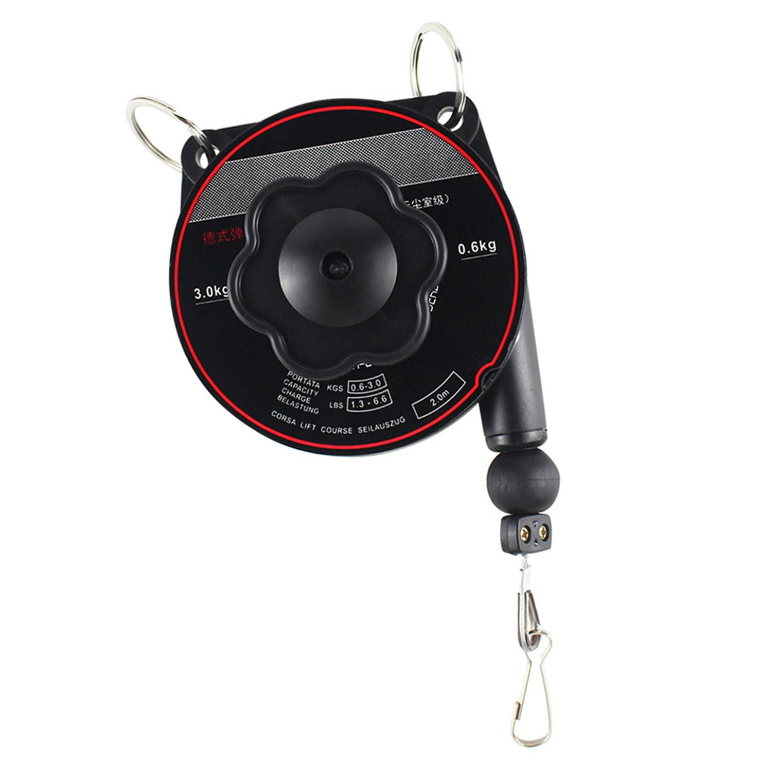 Magideal - Spring Balancer 2m Direct Reemplaza Piezas De Repuesto Para Línea De Montaje Retractor De Balanceador Ajustable Duradero, Herramienta Para Colgar , 0.6 A 3.0 Kg 06 A 30 Kg