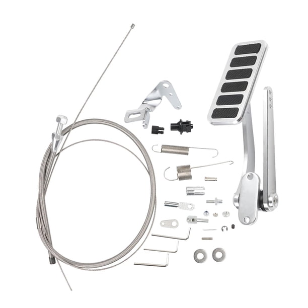 Reparación del eje del pedal del acelerador de aluminio, ajuste completo de 360 degree, repuesto para vehículo de mantenimiento, kit de cable del acelerador