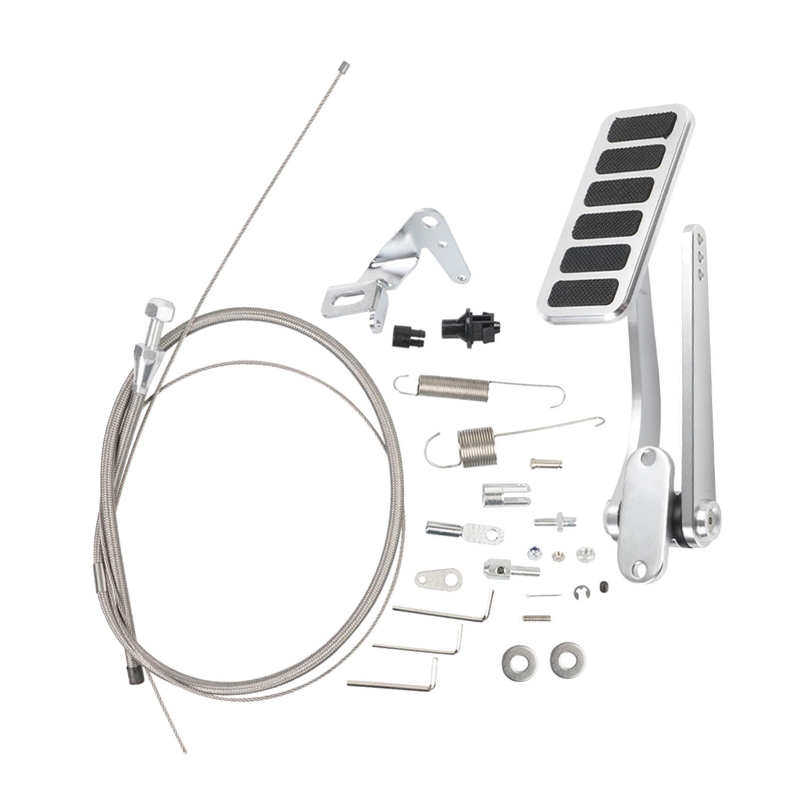 Magideal - Reparación Del Eje Del Pedal Del Acelerador De Aluminio, Ajuste Completo De 360 Degree, Repuesto Para Vehículo De Mantenimiento, Kit De Cable Del Acelerador