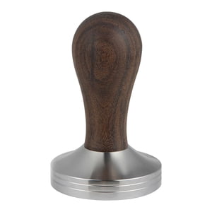 Bothyi - Herramienta De Prensa De Café Tamper Espresso Mango Para Restaurantes Portafiltro De Cocina 58 Mm Nogal