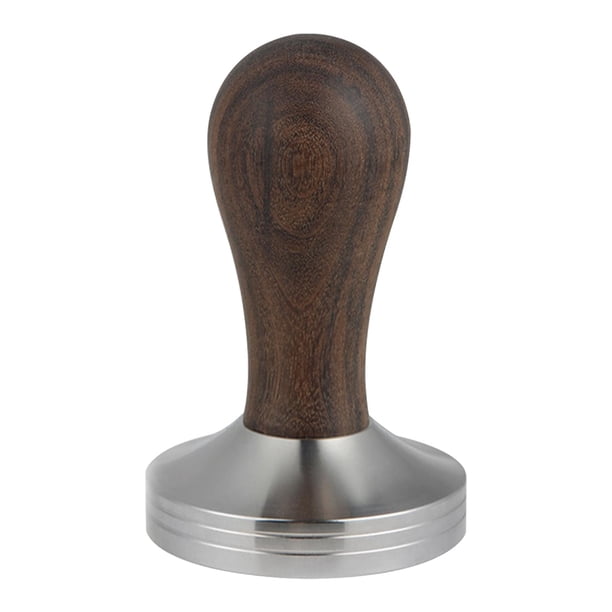 Herramienta De Prensa De Café Tamper Espresso Mango Para Restaurantes Portafiltro De Cocina 58 Mm Nogal