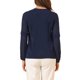 thumbnail image 3 of INSPIRE CHIC Blusa de Chifón para Mujer de Regreso a Clases Cuello de Ojal Manga de Patchwork Elegante Top de Trabajo M Azul Oscuro, 3 of 8