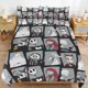 thumbnail image 1 of The Nightmare Before Christmas Duvet Cover Set 3 Piece Bedding Set Double Sided Printing Decorative Comforter Cover Set, 1 of 5