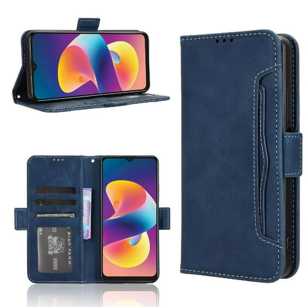 Funda Tipo Billetera FOXDOCK para TCL 50 LE – Tapa Flip con Tarjetero