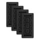 thumbnail image 1 of Rejilla de Piso Decor Grates LAJH410-BLK paquete de 4 piezas negro, 1 of 4