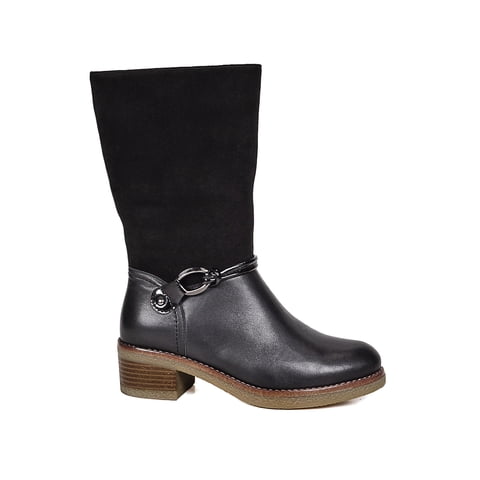 Degas - Botín Cuero Arambe Negro