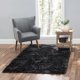 thumbnail image 1 of Alfombra Walk on Me de felpa sintética negra 152 × 244 cm rectangular, 1 of 6