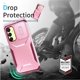 thumbnail image 4 of Funda Resistente para Samsung Galaxy A25 5G con Tapa Deslizante y Protección Militar Rosa, 4 of 6