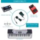 thumbnail image 2 of Adaptador de corriente Maxinbuy Power 9V 850mA 1,8 m para Casio LK-110, 2 of 8