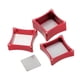 thumbnail image 4 of Taco de billar Soporte para caja de tiza Tizas desmontables Portador Caja de metal Rojo, 4 of 5