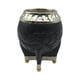 thumbnail image 1 of Mate Torpedo Negro de Calabaza con Virola Cincelada negro Aureo, 1 of 6