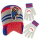 thumbnail image 1 of Set de gorro de invierno y guantes para niños Nintendo Super Mario de 4 a 7 años, 1 of 3