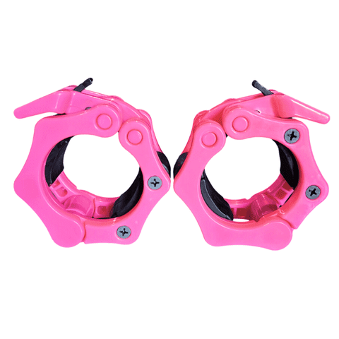 Linea Sport - Par De Collarines Para Barra Olímpica Rosa