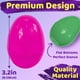 thumbnail image 2 of Huevos de Pascua Stargo, 50 unidades, 8 cm, grandes, rellenables de plástico, 2 of 6