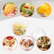 thumbnail image 5 of Vasos de plástico desechables Jnnzzggu 240 ml (8 oz) con tapas abovedadas x50, 5 of 7