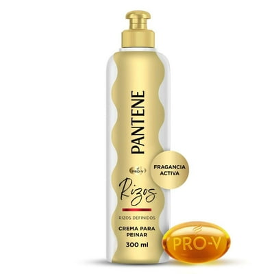 Crema De Peinar Pro-V Rizos Definidos 300 Ml Pantene