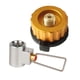 thumbnail image 1 of Estufa De Camping Adaptador De Gas Butano Adaptador De Recarga De Recipiente Líneas ásperas Amarillas, 1 of 5