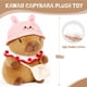 thumbnail image 3 of Peluche TITQWOP Capibara Rosa de 26 cm con Ropa, 3 of 8