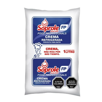 Crema De Leche Fresca Bolsa Tradicional 1 L Soprole