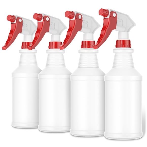 Botellas de aerosol LiBa de 480 ml (paquete de 4), recargables para limpieza