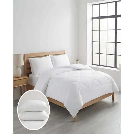Genérico - Super Pack Cama Super King: Plumón Nórdico Extra Suave + Juego De Sábanas + 2 Almohadas Y Fundas Toda Temporada