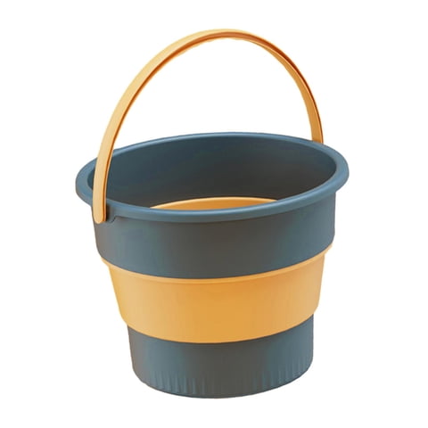 Bothyi - Cubo Plegable Con Asa Cubo De Fácil Limpieza Para Limpieza Del Hogar Azul