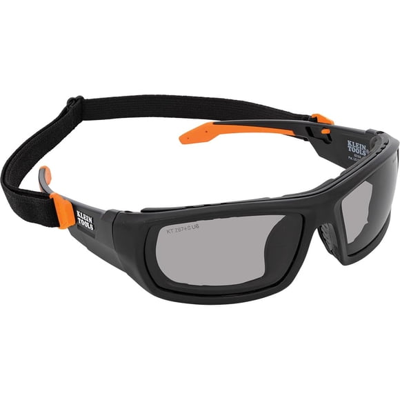Gafas de seguridad Klein Tools 60471 Pro de marco completo con junta y lente gris