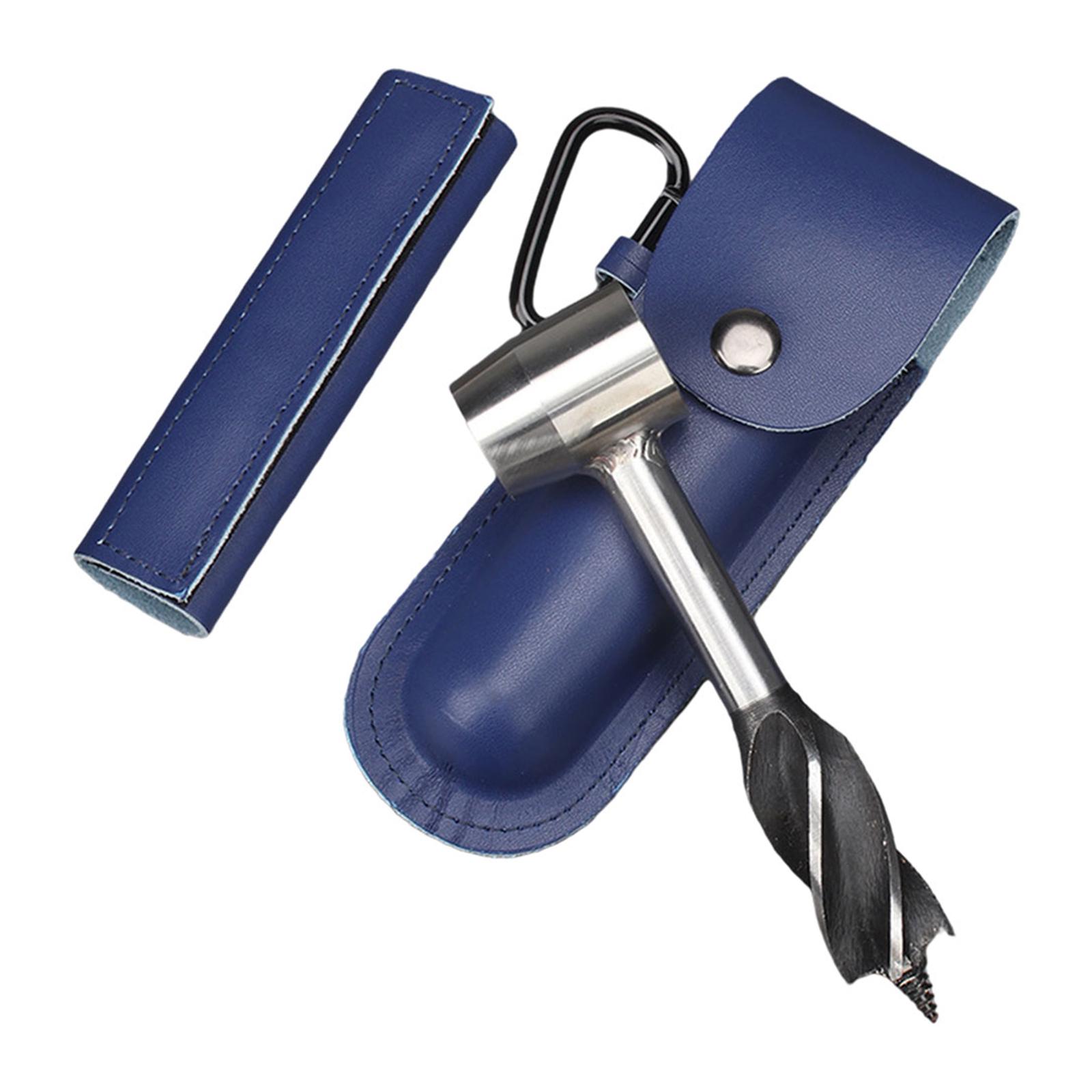 Magideal - Herramientas De Supervivencia Para , Llave De Barrena Manual De Supervivencia, Manual De Broca , Barrena Manual Para Mochila Y , Azul
