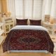 thumbnail image 1 of 3pcss Iranian Traditional Handmade Persian Carpet Floral Geometric Pattern Theme Bedding 3pcs Set Duvet Cover Pillowcase Set Soft, 1 of 5
