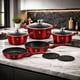 thumbnail image 3 of Bateria De Cocina 10 Pzs Burgubdy Metallic Line Antiadherente, 3 of 5