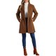 thumbnail image 2 of INSPIRE CHIC Abrigos de Mujer con Botonadura Simple Abrigo Largo de Invierno Gabardina S Marrón Oscuro, 2 of 6