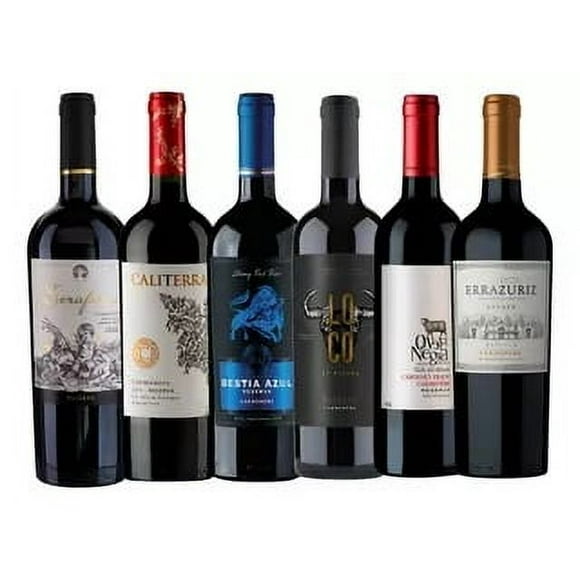 Pack 6x Vinos Reserva Carmenere Mix