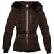 thumbnail image 1 of Chaqueta Mixta Activa Con Cinturón Chocolate L Mujer, 1 of 4