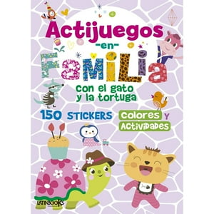 Zig-Zag - Libro Actijuegos - Con El Gato Y La Tortuga / 28 Páginas De 21 X 29,5 Cm. Tapa De Cartulina Plastificada Y Abrochada.