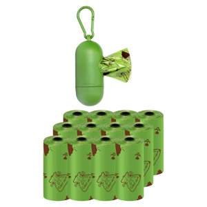Ioensy - Bolsas Para Desechos De Perros Con Dispensador Sin Perfume Extra Gruesas Sin Olor Para Exteriores