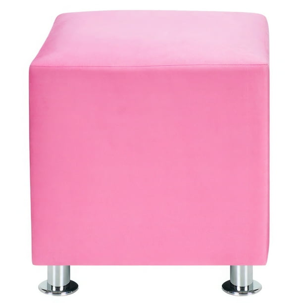 Pouf Cali 1c Felpa 12 Rosado