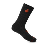 Calcetín Tilki Crew D3 Lehinde Negro/Naranjo Tenis Padel