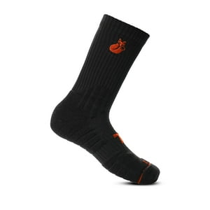Calcetín Tilki Crew D3 Lehinde Negro/Naranjo Tenis Padel