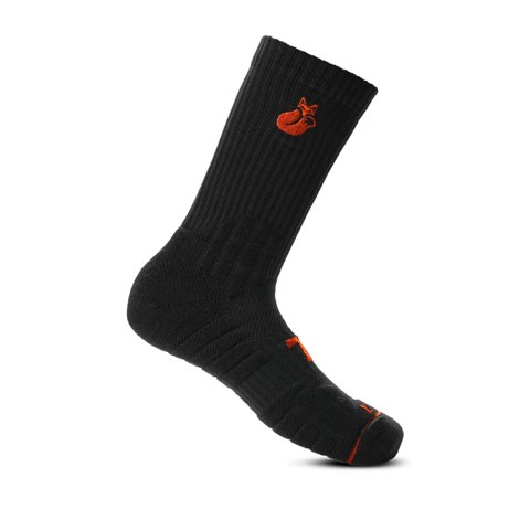 Calcetín Tilki Crew D3 Lehinde Negro/Naranjo Tenis Padel