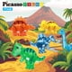 thumbnail image 2 of Set de juego de figuras de acción PicassoTiles con diseño de dinosaurio con fichas magnéticas, 2 of 8