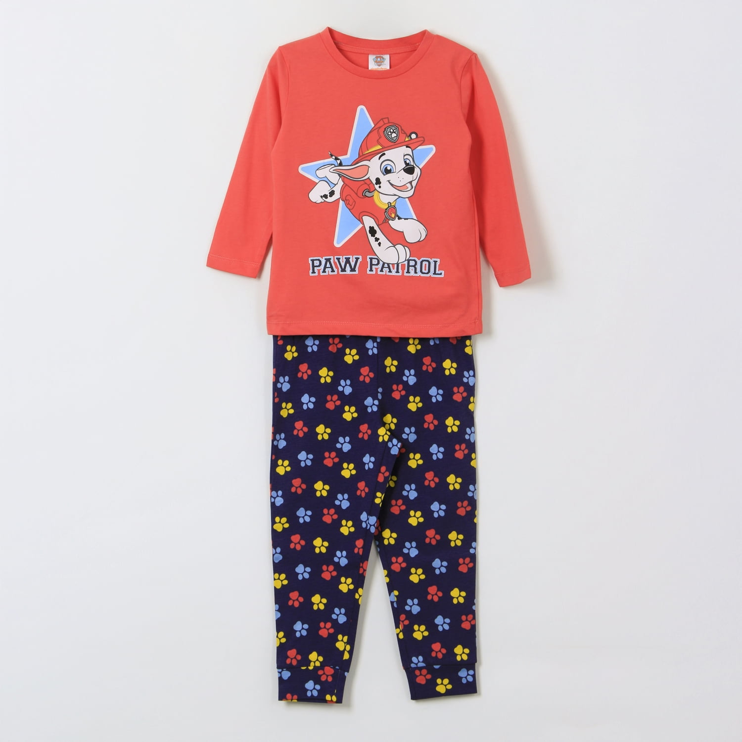 Pijama Manga Larga Niño Marshall Rojo Paw Patrol