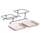 thumbnail image 2 of Bandeja De Servicio De 2 Niveles Mini Cake Cupcake Stand Con Estante Para Boda Buffet Red, 2 of 5