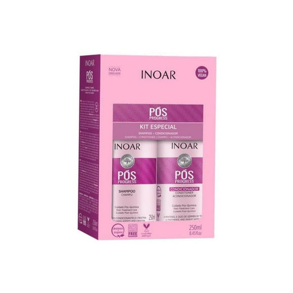 Pack Shampoo y Acondicionador Pos Progress 250 ml