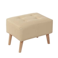 Latam Home - Pouf Niza Pu Beige