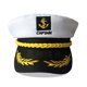 thumbnail image 5 of Gorro de barco GUDVES, gorro de capitán blanco para adultos, azul marino, 5 of 9