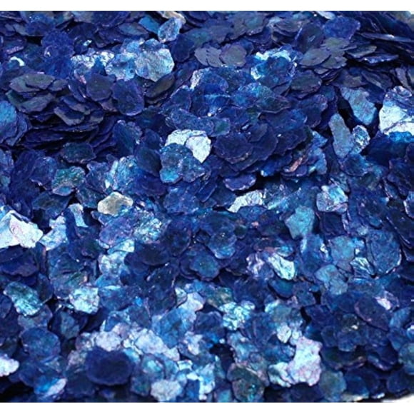 Brillantina Meyer Imports 28 g Copos de mica azul zafiro
