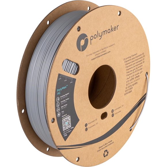 Filamento para impresora 3D POLYMAKER Polymax Tough PC 1,75 mm 0,75 kg
