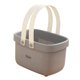 thumbnail image 1 of Organizador De Almacenamiento Tote Shower Caddy Bins Organizador Para Garaje Dormitorio Despensa Gris Y Blanco, 1 of 5